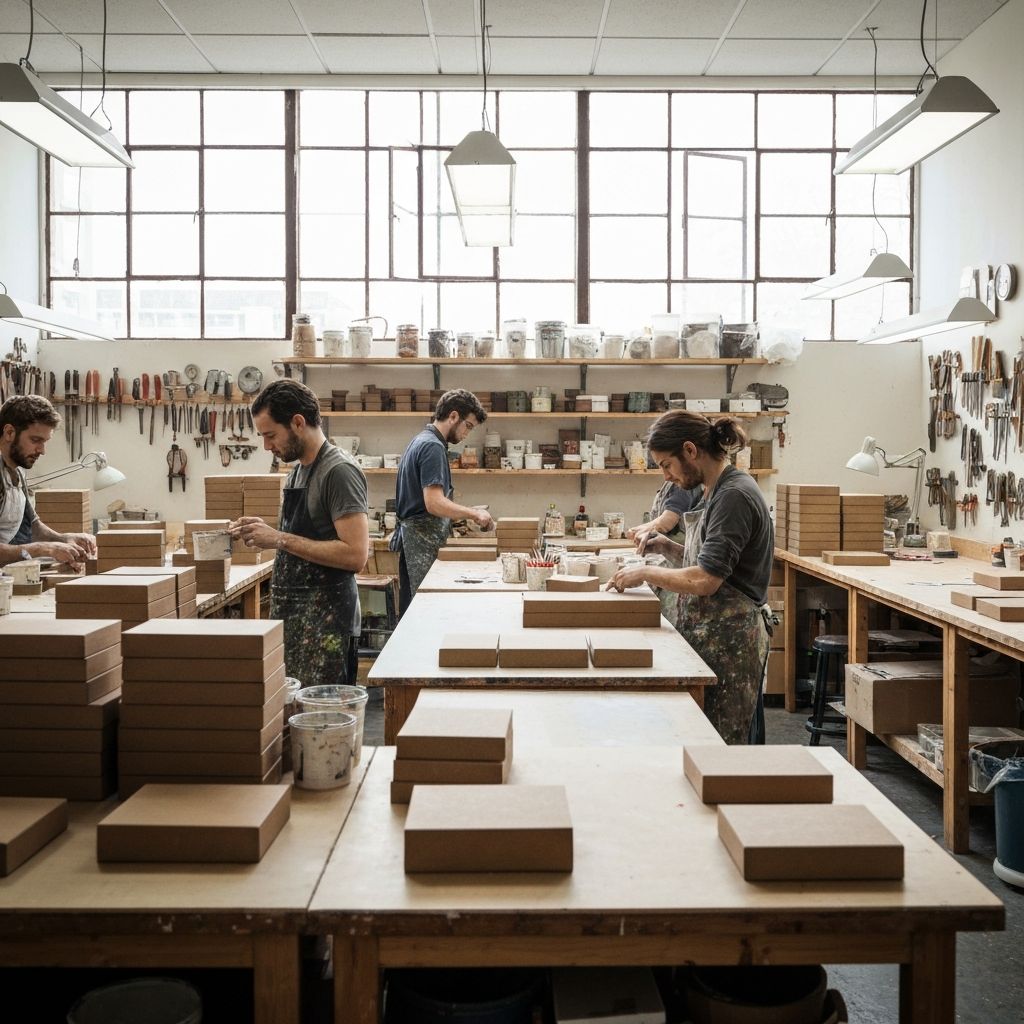 A day in the GIF-TREE studio: how we assemble 200 sets a week by hand